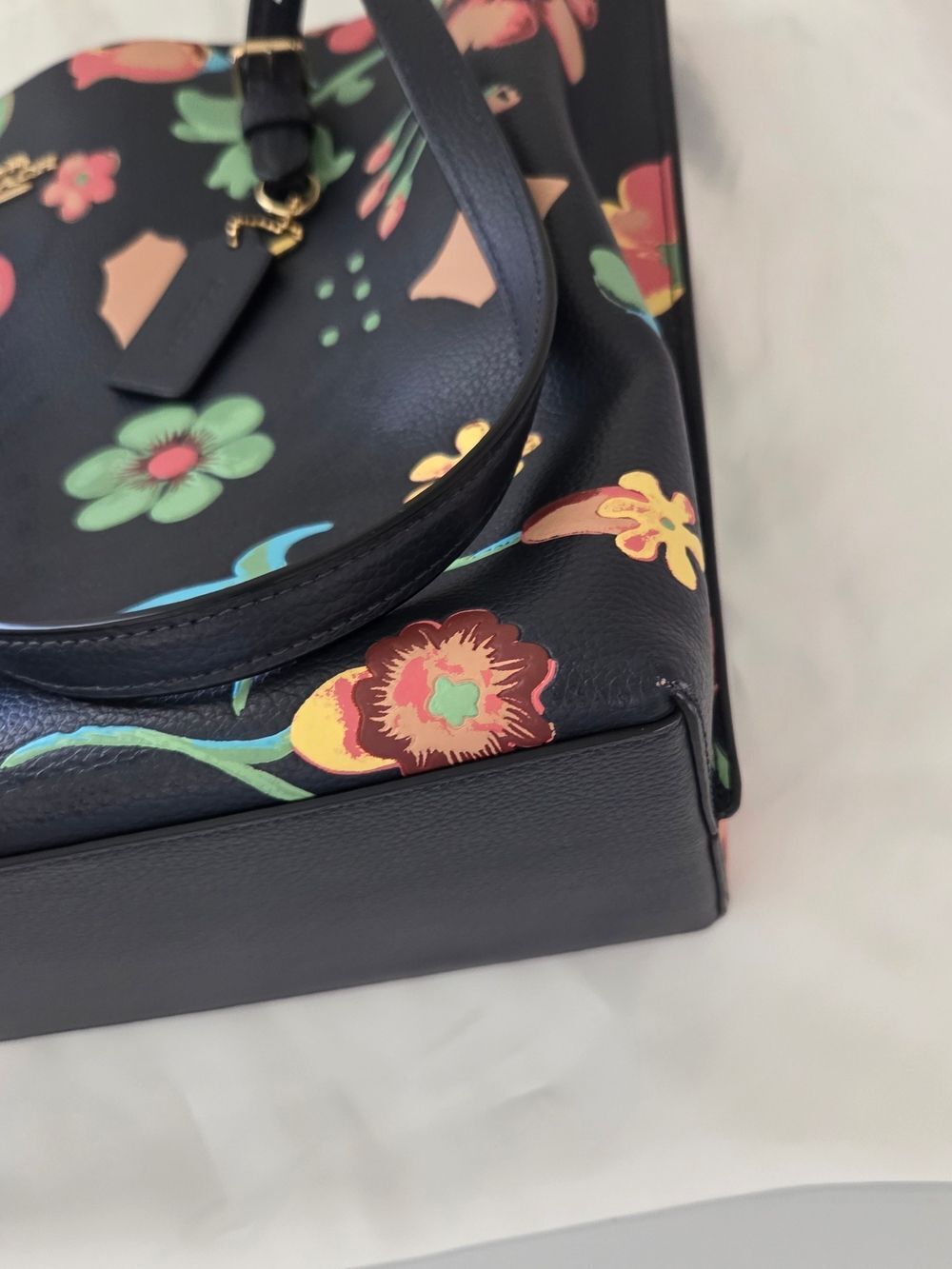 Coach Mollie Tote With Dreamy Land Floral Print - Picture 5 of 11